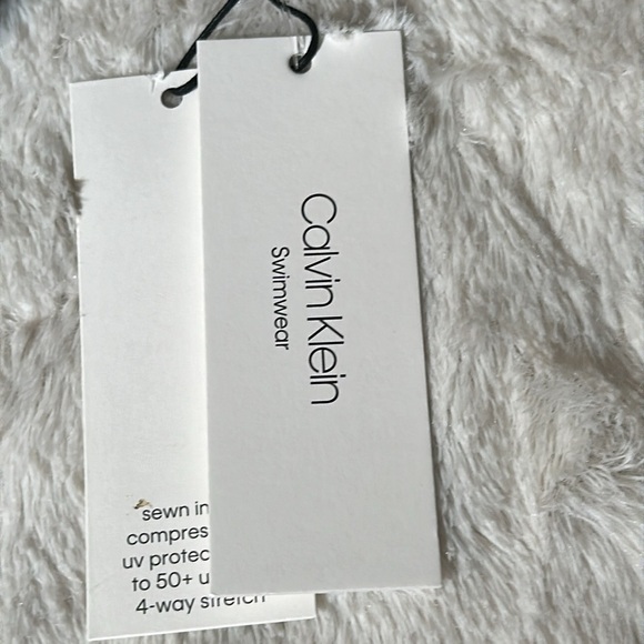 Calvin Klein Women's Standard Tankini Swimsuit Tummy Control Navy Blue size XS - Picture 9 of 16